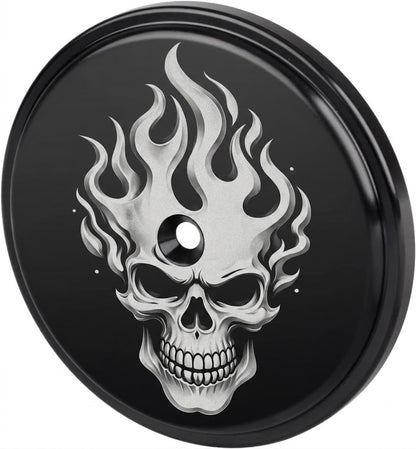 Harley Big Sucker Air Cleaner Cover | Laser Engraved Custom Derby Cover | Stage 1 Air Intake Cover | American Flag Harley Engraving