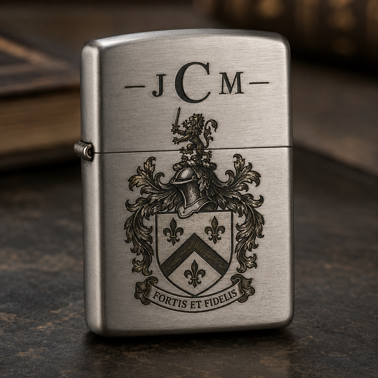 Custom Engraved Black Zippo Lighter – Personalized Laser Engraving – Groomsmen Gift, Best Man Gift, Wedding Gift for Him, Custom Lighter