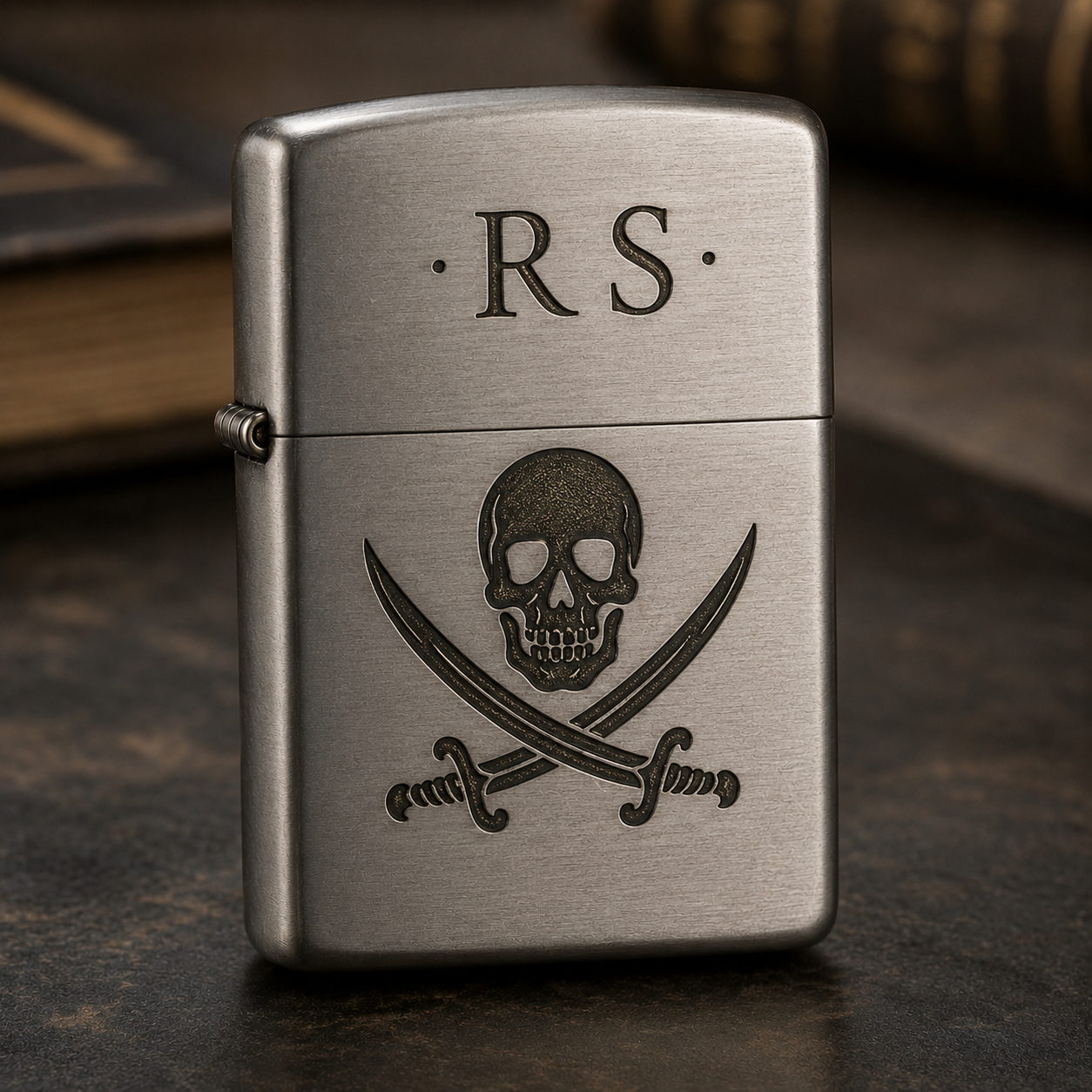 Custom Engraved Black Zippo Lighter – Personalized Laser Engraving – Groomsmen Gift, Best Man Gift, Wedding Gift for Him, Custom Lighter