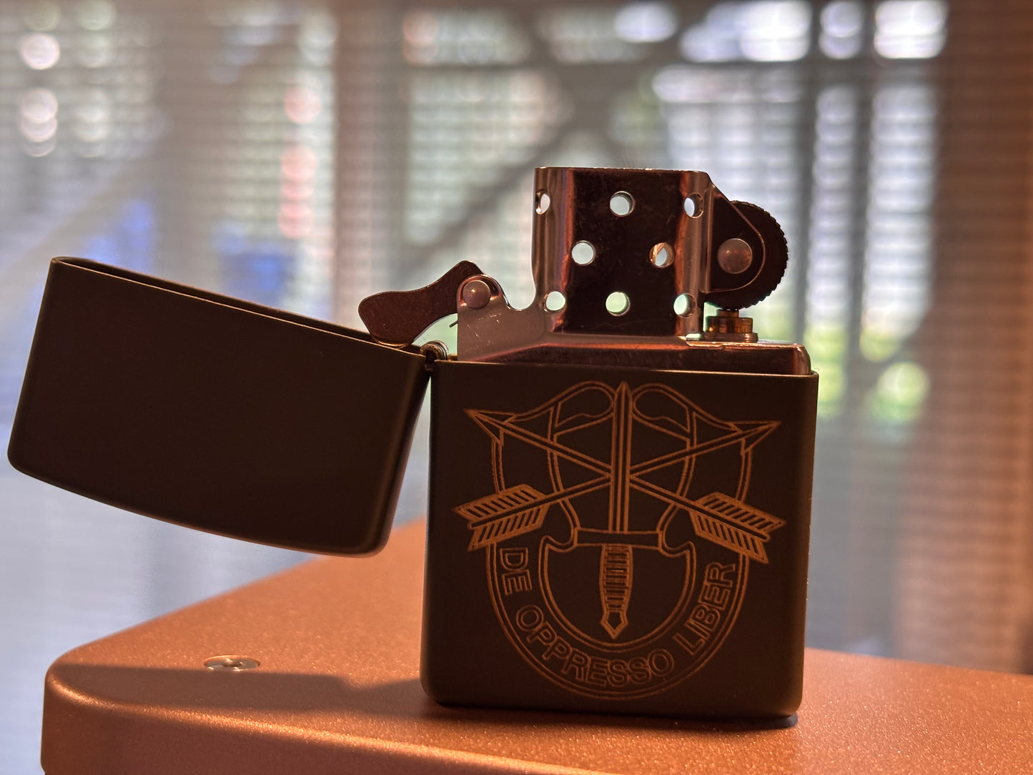 Custom Engraved Black Zippo Lighter – Personalized Laser Engraving – Groomsmen Gift, Best Man Gift, Wedding Gift for Him, Custom Lighter