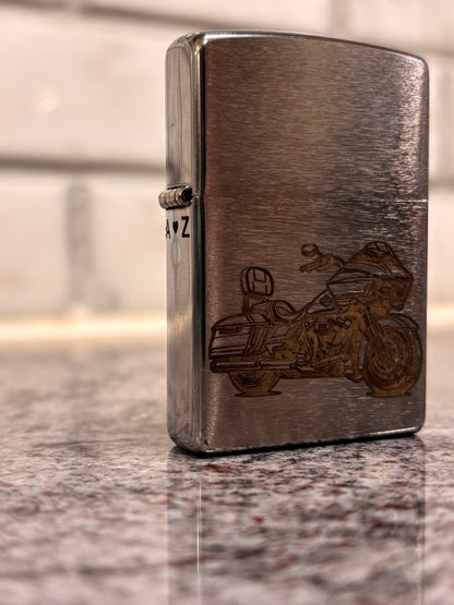 Custom Engraved Black Zippo Lighter – Personalized Laser Engraving – Groomsmen Gift, Best Man Gift, Wedding Gift for Him, Custom Lighter