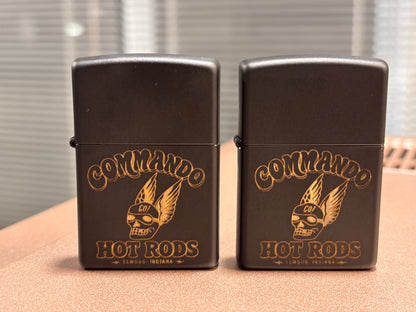 Custom Engraved Black Zippo Lighter – Personalized Laser Engraving – Groomsmen Gift, Best Man Gift, Wedding Gift for Him, Custom Lighter