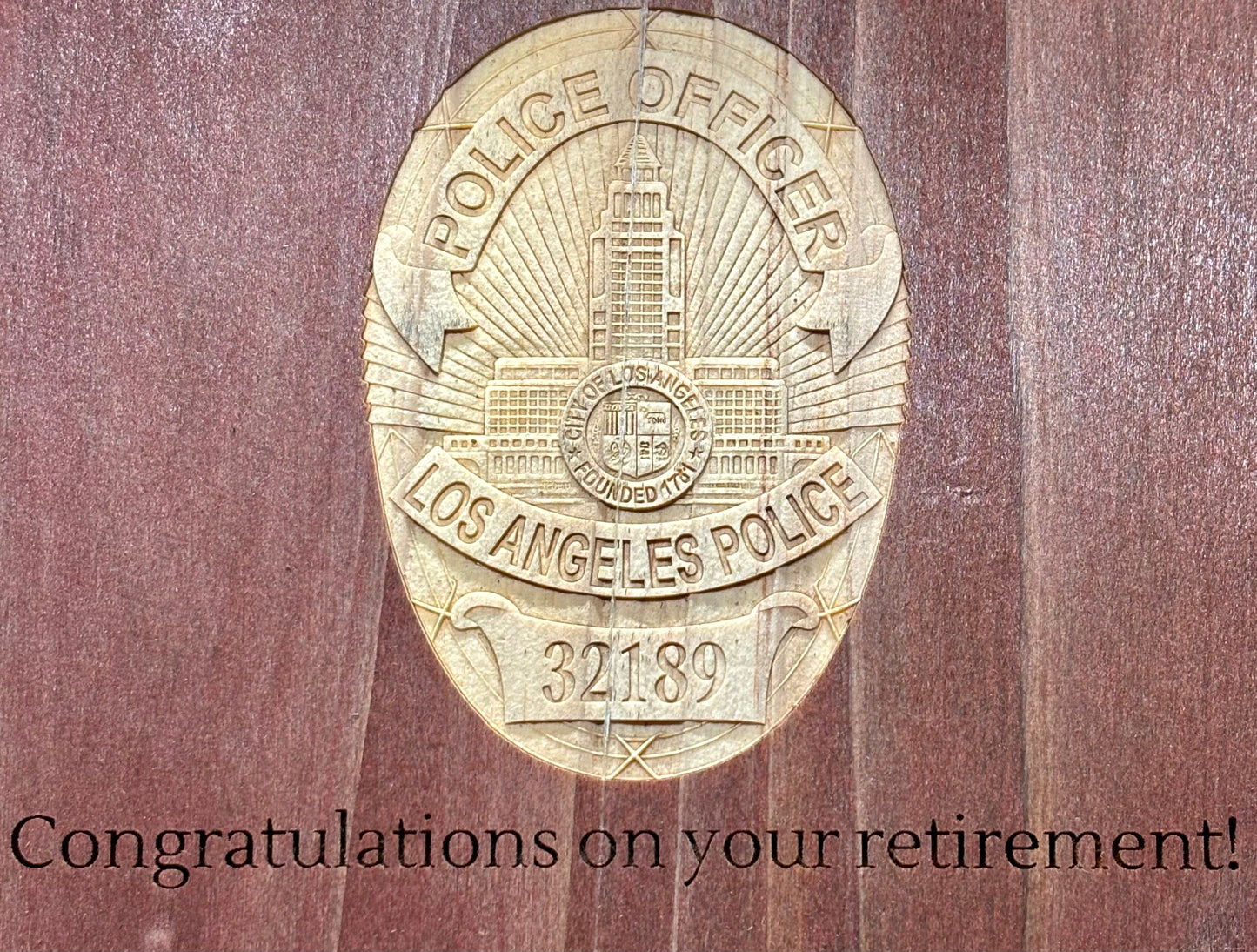 Custom Laser Engraved Wood Bottle Opener w/ Catch Basket