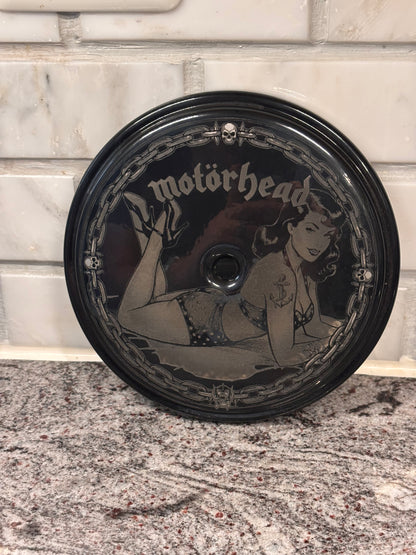 Harley Big Sucker Air Cleaner Cover | Laser Engraved Custom Derby Cover | Stage 1 Air Intake Cover | American Flag Harley Engraving