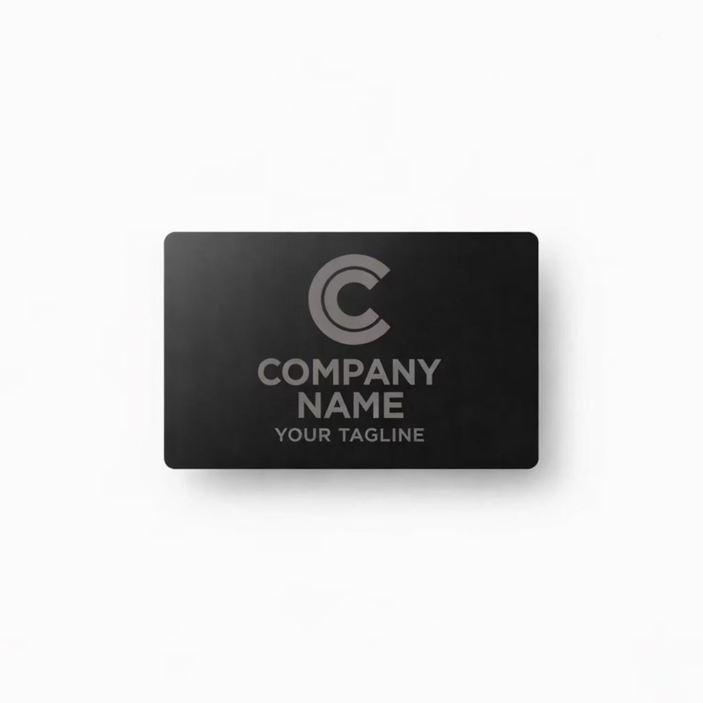Aluminum business cards