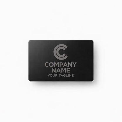 Aluminum business cards