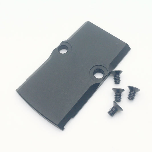 RMR Cover Plate For Glock 17/19/26 Cut Slide Aluminum- Black
